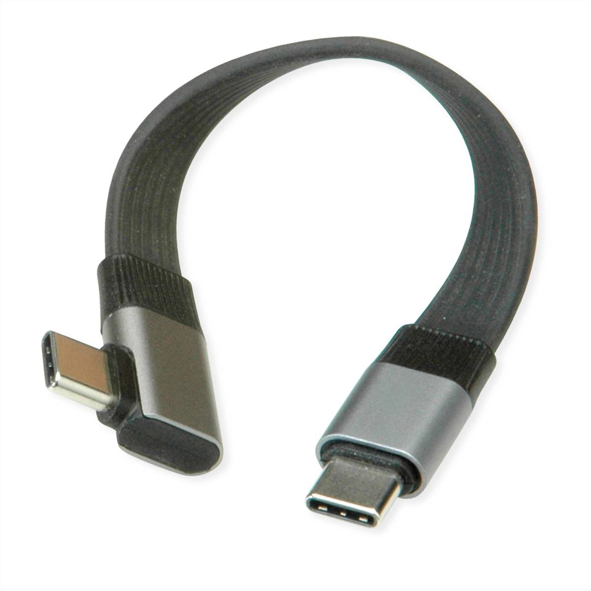 Roline USB kabel USB 4.0 USB-C ® zástrčka, USB-C ® zástrčka 0.13 m černá stíněný 11.02.9099-2