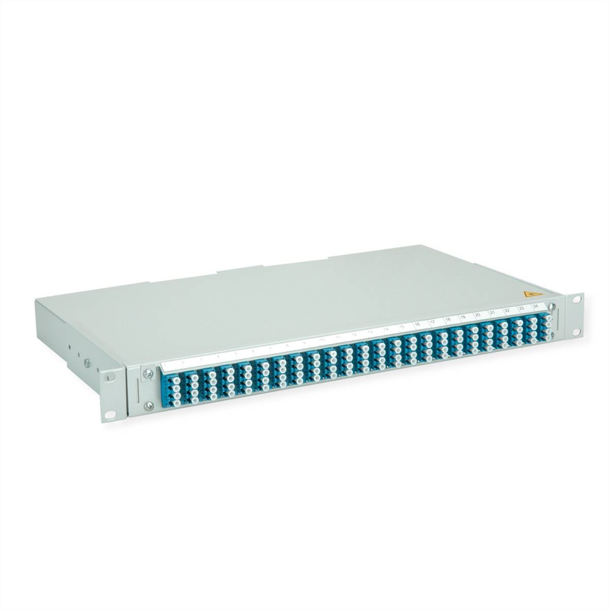 Telegärtner TELEGÄRTNER BASIS V LWL-Panel mit Kupplu Skleněná vlákna 1 U šedá-1