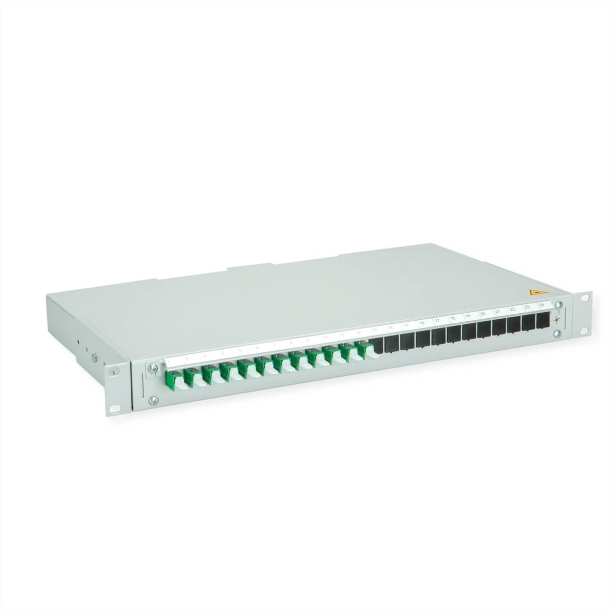 Telegärtner TELEGÄRTNER BASIS V LWL-Panel mit Kupplu Skleněná vlákna 1 U šedá-2