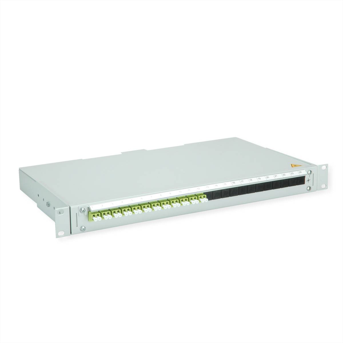 Telegärtner TELEGÄRTNER BASIS V LWL-Panel mit Kupplu Skleněná vlákna 1 U šedá-1