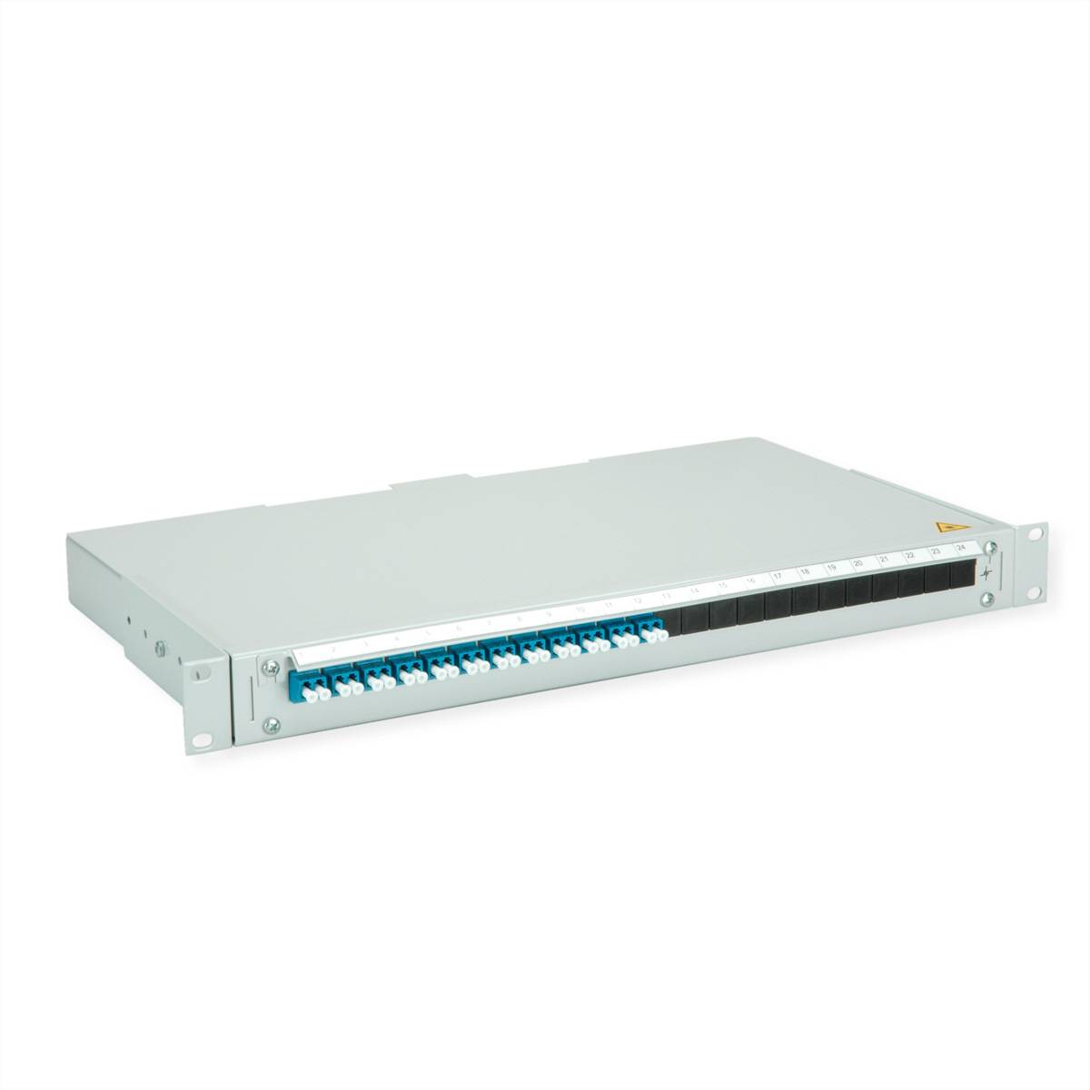 Telegärtner TELEGÄRTNER BASIS V LWL-Panel mit Kupplu Skleněná vlákna 1 U šedá-1