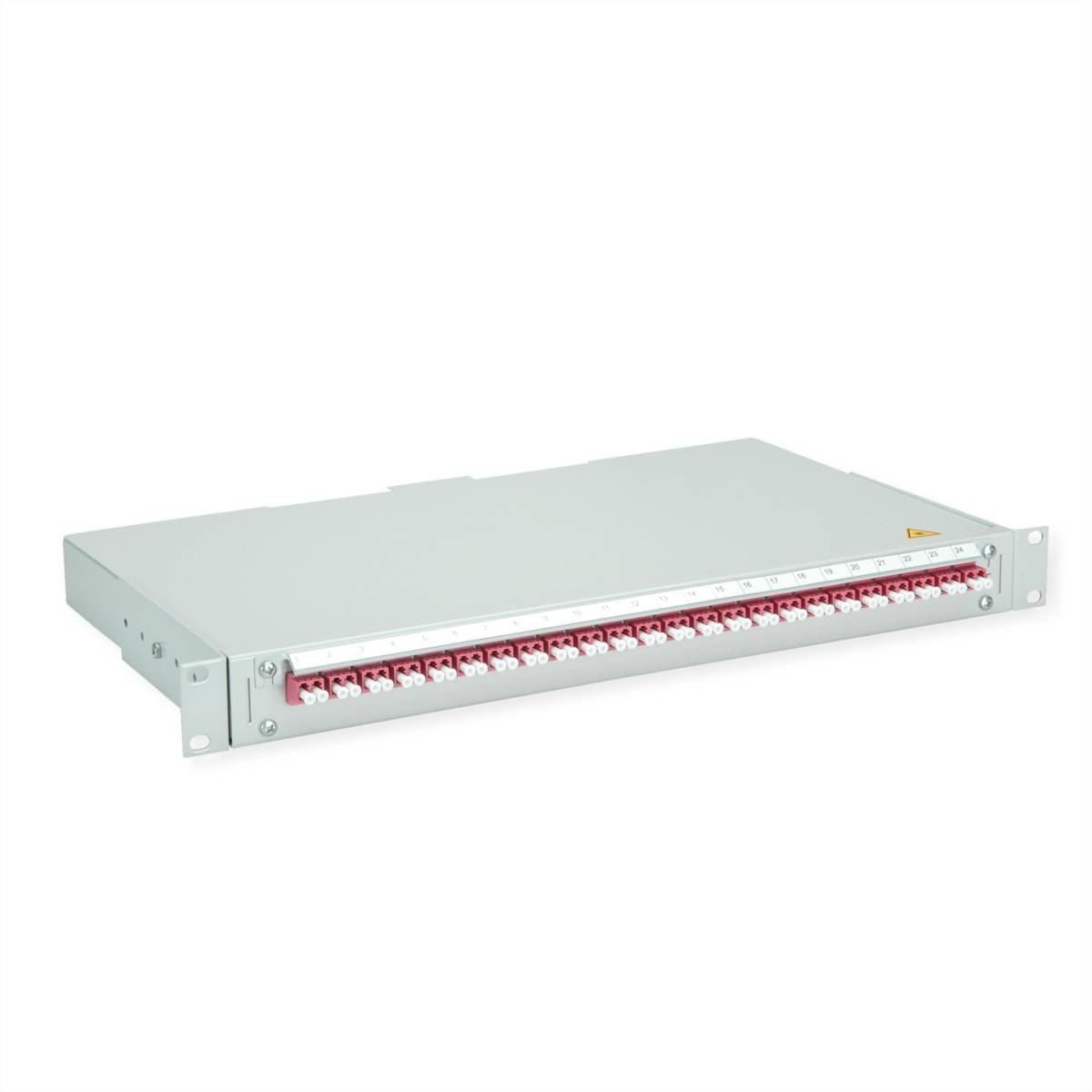 Telegärtner TELEGÄRTNER BASIS V LWL-Panel mit Kupplu Skleněná vlákna 1 U šedá-2