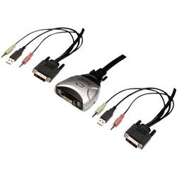 USB přepínač KVM Digitus DC-11802, 2 porty, DVI