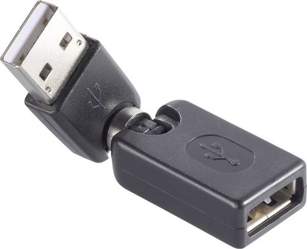 Renkforce USB 2.0 adaptér [1x USB 2.0 zástrčka A - 1x USB 2.0 zásuvka A]   pozlacené kontakty