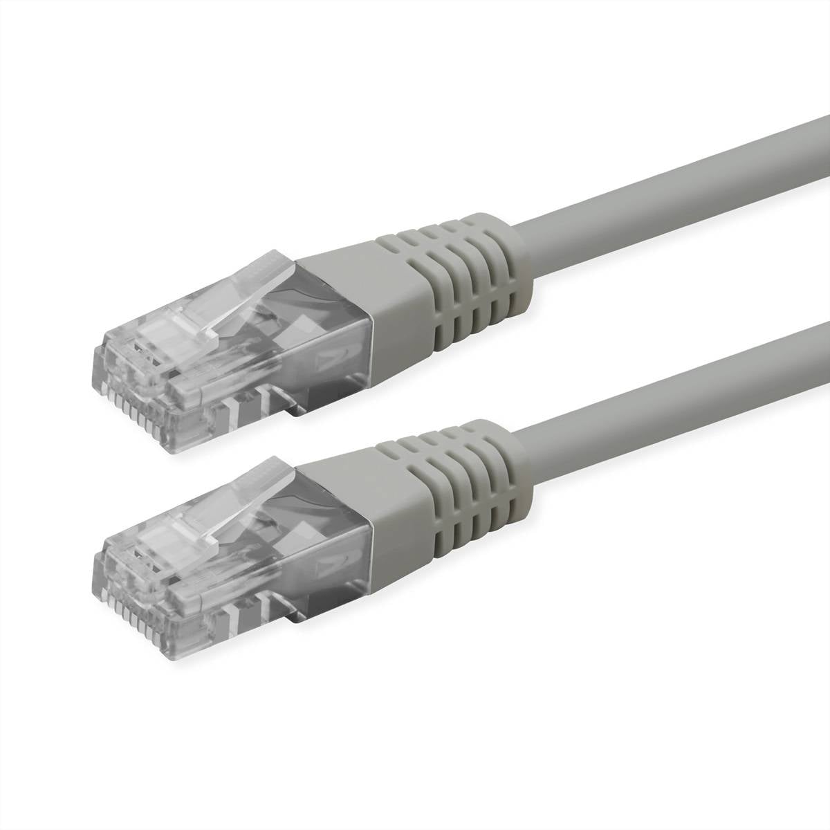 Roline 21.51.0950 RJ45 síťové kabely, propojovací kabely CAT 6 U/UTP 20.00 m šedá nestíněný 1 ks-0