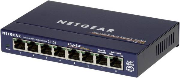 NETGEAR GS108GE GS108GE síťový switch 8 portů 1000 MBit/s
