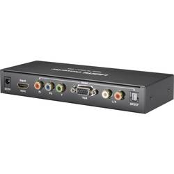 AV konvertor HDMI zásuvka ⇒ cinch zásuvka, VGA zásuvka, Toslink zásuvka (ODT) 975657