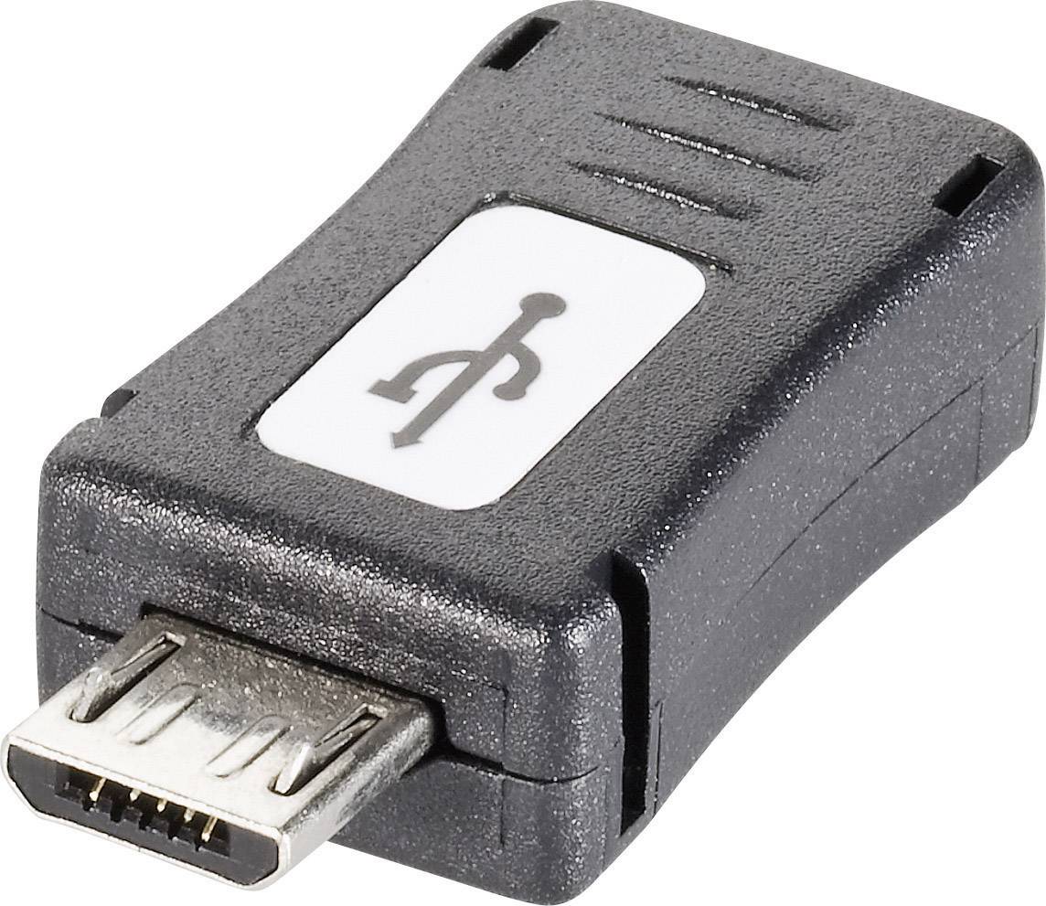 Renkforce USB 2.0 adaptér [1x micro USB 2.0 zástrčka B - 1x mini USB 2.0 zásuvka B] rf-usba-06
