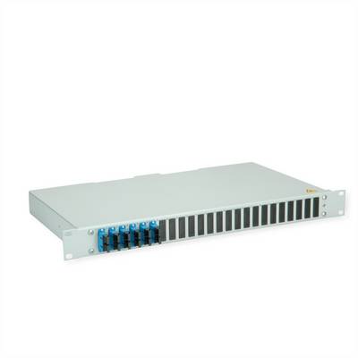 Telegärtner TELEGÄRTNER BASIS eco LWL-Panel mit Kupp Skleněná vlákna 1 U šedá-0