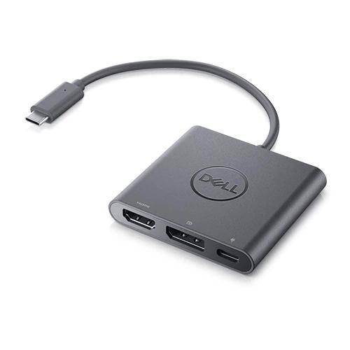 Dell USB-C®, Monitor adaptér [1x USB-C® zástrčka - 1x HDMI zásuvka, zásuvka DisplayPort, USB-C® zásuvka] Dell Adapter US-7