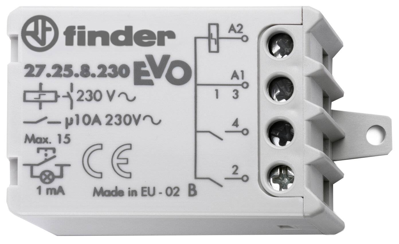 Finder 27.25.8.230.0000 27.25.8.230.0000 impulsní spínač 2300 VA, 10 A-1