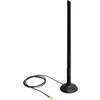 Wlan anténa s magnet. základnou, 6,5 dBi, 2,4 / 5 GHz, Delock