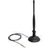 Wlan anténa s magnet. základnou, 4 dBi, 2,4 GHz, Delock