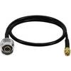 Anténní prodlužovací kabel LogiLink® Pigtail, 0,5 m, černý