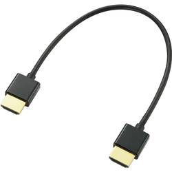 HDMI High Speed kabel s ethernetem, 0,2 m, černý