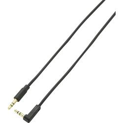 Jack audio prepojovací kábel SpeaKa Professional SP-3946648, 2.00 m, čierna