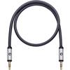Jack audio prepojovací kábel Oehlbach 60017, 5.00 m, čierna
