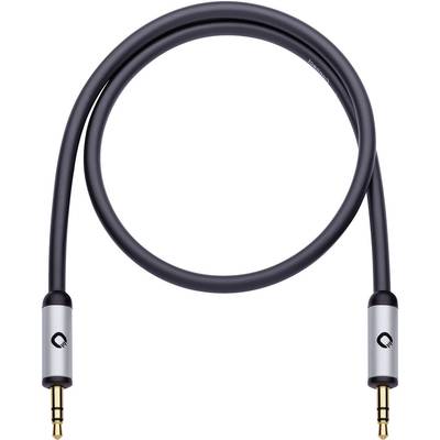 Audio kabel s 3,5mm konektorem na obou stranách. Elegantní design, vhodný pro propojení audio zařízení.