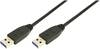 LogiLink USB kabel USB 3.2 Gen1 USB-A zástrčka, USB-A zástrčka 2.00 m černá CU0039