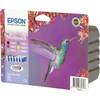 Sada náplní do tlačiarne Epson T0807 C13T08074011, čierna, zelenomodrá, purpurová, žltá, svetlá zelenomodrá, svetlá purpurová