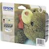 Sada náplní do tlačiarne Epson T0615 C13T06154010, čierna, zelenomodrá, purpurová, žltá