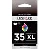 Náplň do tlačiarne Lexmark 35 18C0035, zelenomodrá, purpurová, žltá