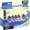 Kompatibilná sada náplní do tlačiarne KMP B5S 1034,0005, čierna, zelenomodrá, purpurová, žltá