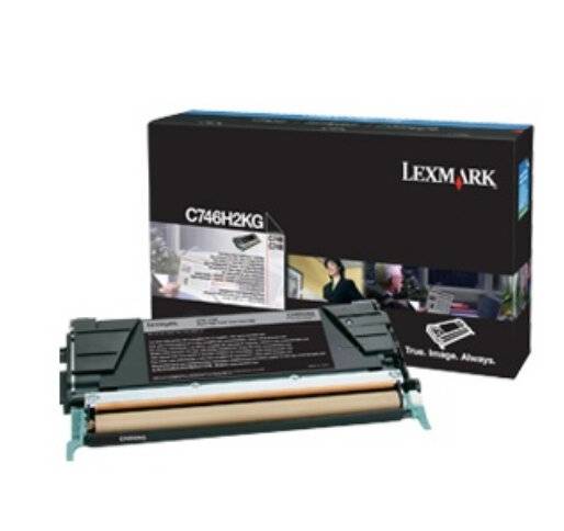 Lexmark Toner Tonereinheit originál černá 12000 Seiten C746H3KG-5