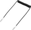 SpeaKa Professional SP-7870092 jack audio kabel [1x jack zástrčka 3,5 mm - 1x jack zástrčka 3,5 mm] 1.00 m černá spirálový kabel