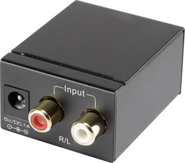 AV konvertor [cinch - Toslink, cinch digitální]  SpeaKa Professional SP-ADC-CTK