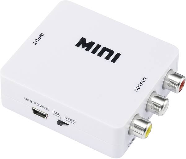 AV konvertor [HDMI - kompozitní cinch] 1920 x 1080 Pixel SpeaKa Professional SP-HDMI2AV
