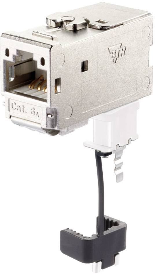 Kovový modulární konektor RJ45 s kabelovým připojením pro síťové aplikace, vhodný pro Cat. 6A.
