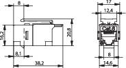 Technický výkres architektonického půdorysu s kótami a detaily různých komponentů a rozměrů.