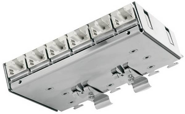 Telegärtner 100006992 6 portů síťový patch panel  CAT 6A 3 U  osazený