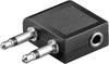SpeaKa Professional SP-7869752 jack audio Y adaptér [2x jack zástrčka 3,5 mm - 1x jack zásuvka 3,5 mm] černá
