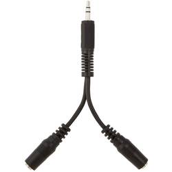Jack audio Y kábel Belkin F3Y121bt0.1M, čierna