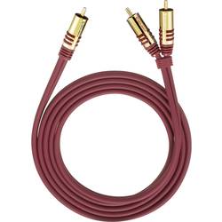 Cinch audio Y kábel Oehlbach 20562, 2.00 m, červená