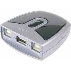 USB 2.0 prepínač ATEN ASS-US221, strieborná