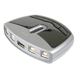 USB 2.0 přepínač ATEN US421A-AT, stříbrná