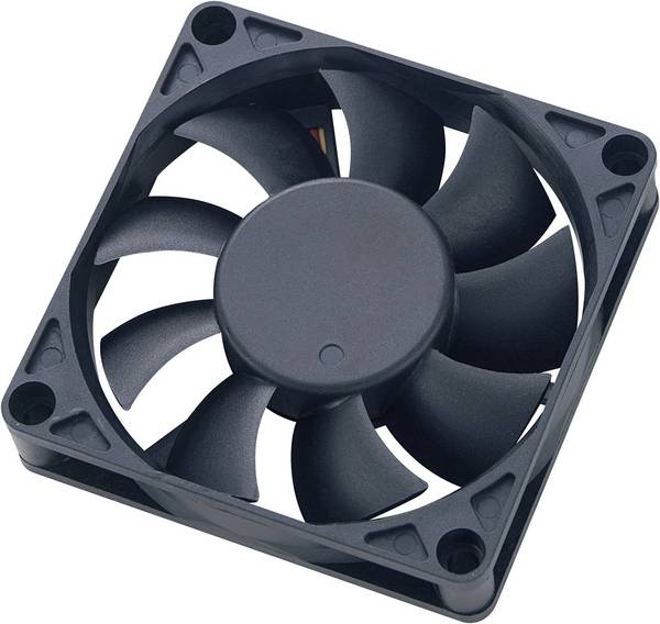 Akasa AK-179BKT-C PC větrák s krytem  (š x v x h) 70 x 70 x 15 mm včetně teplotního čidla