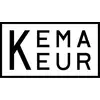 Obrázek zobrazuje logo s textem 'Kema Keur' černými velkými písmeny na bílém pozadí.