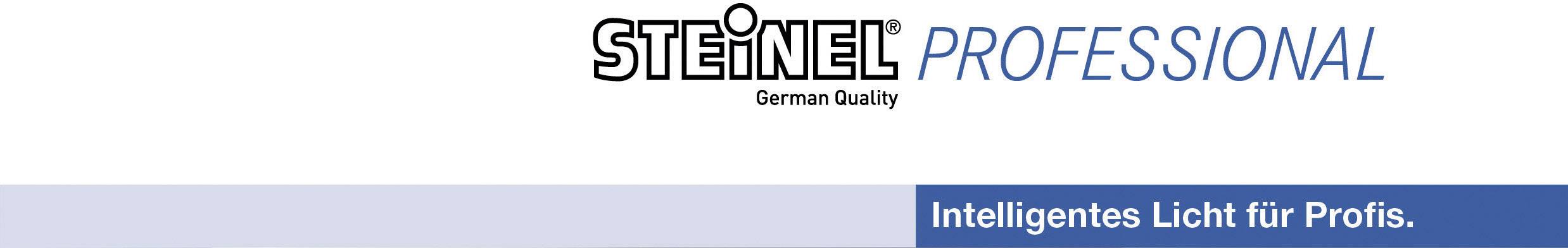 'STEINEL PROFESSIONAL Německá kvalita' Logo. Slogan: 'Inteligentní světlo pro profesionály.'