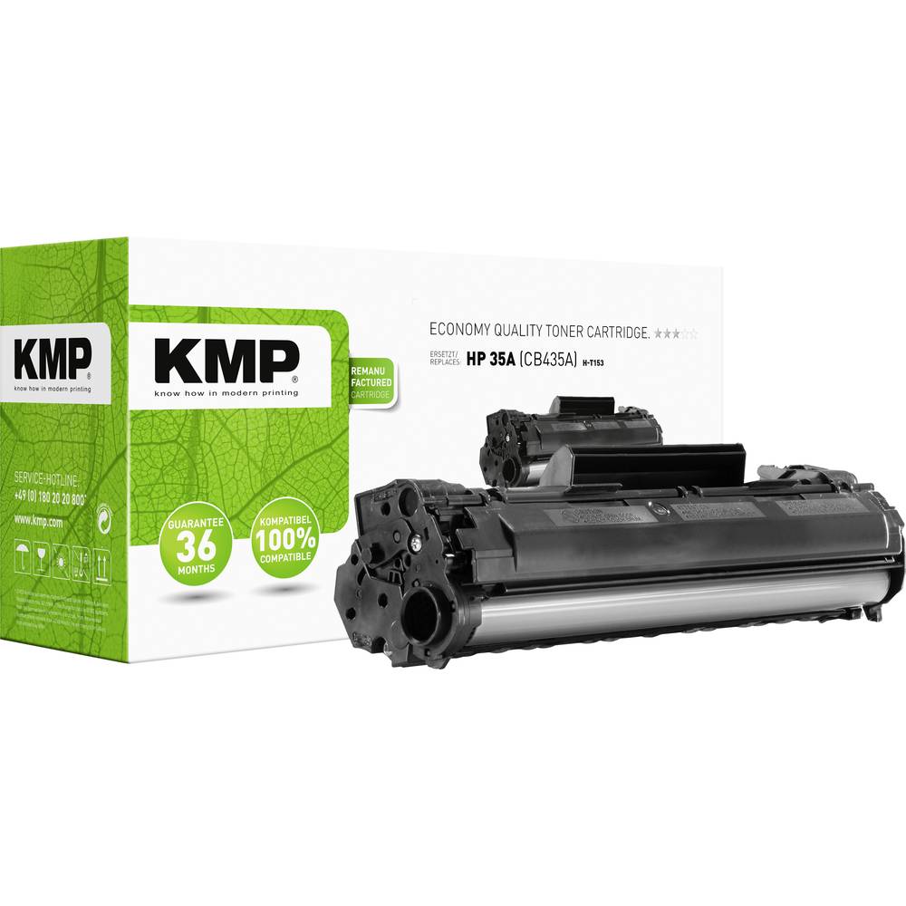 KMP Toner náhradní HP 35A, CB435A kompatibilní černá 1500 Seiten H-T153 1210,4000