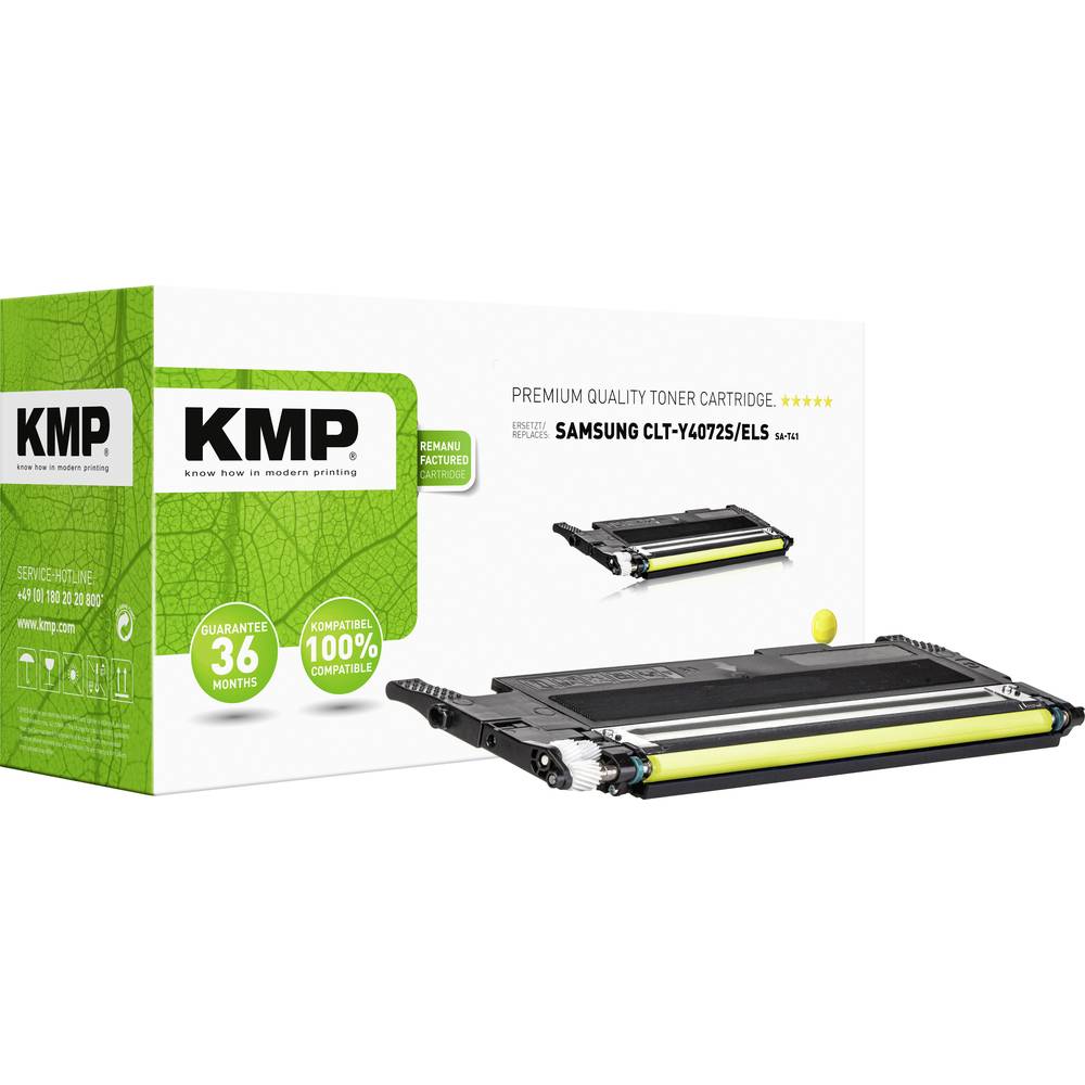 KMP náplň do tiskárny náhradní Samsung CLT-Y4072 kompatibilní žlutá 1000 Seiten SA-T41