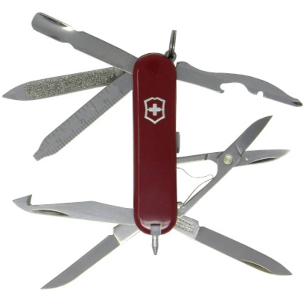 Victorinox MiniChamp 0.6385 švýcarský kapesní nožík počet funkcí 16 červená