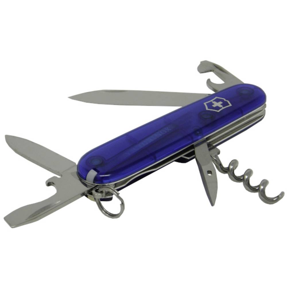 Victorinox Spartan 1.3603.T2 švýcarský kapesní nožík počet funkcí 12 modrá (transparentní)