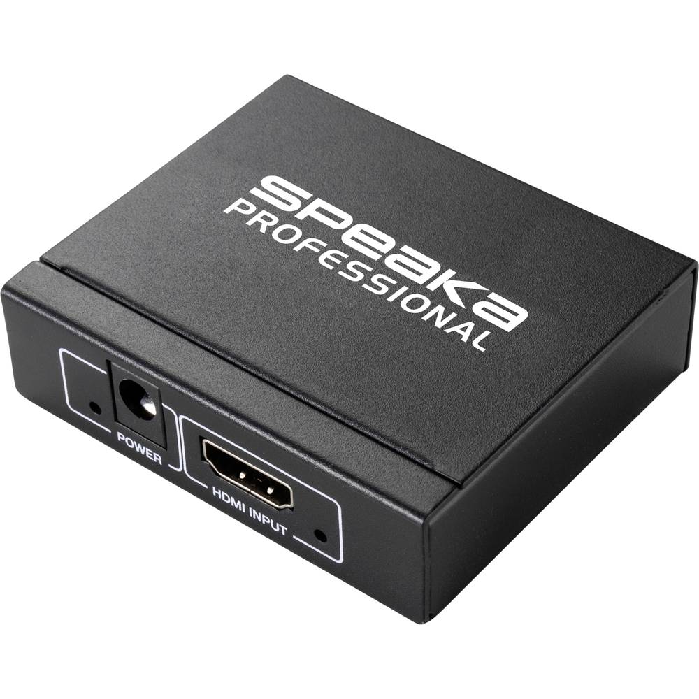 SpeaKa Professional 2 porty HDMI rozbočovač možnost 3D přehrávání 1920 x 1080 Pixel černá