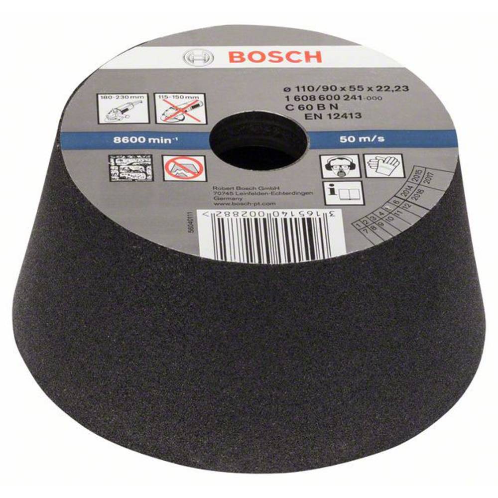 Bosch Accessories 1608600241 Brusný hrnec, kónický - kámen/beton - 90 mm, 110 mm, 55 mm, 60 Bosch 1 ks