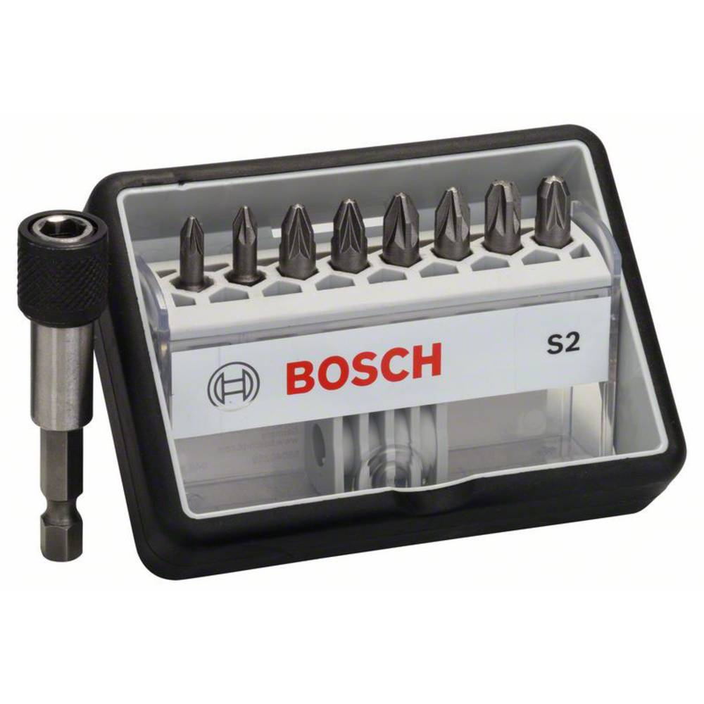Bosch Accessories Robust Line 2607002561 sada bitů, 9dílná, křížový PZ, 1/4 (6,3 mm)