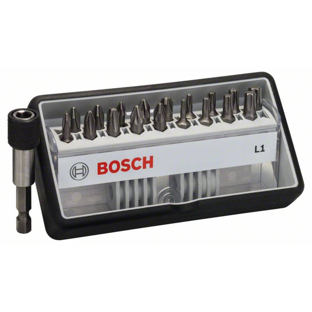 Bosch Accessories Robust Line 2607002567 sada bitů, 19dílná, křížový PH, křížový PZ, vnitřní šestihran (TX), 1/4 (6,3 mm